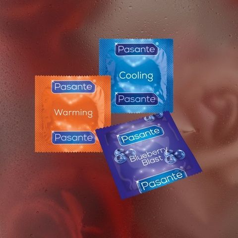Набір Pasante Spark: Pasante Cooling - 15 шт, Pasante Taste Blueberry - 10 шт, Pasante Warming - 6 шт MM2323 фото