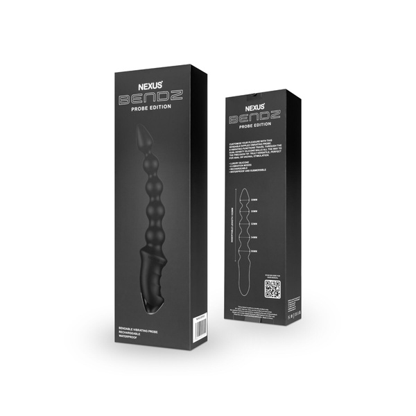 Анальний вібратор-буси Nexus BENDZ Bendable Vibrator Probe Edition, ефект пам`яті форми SO6637 фото