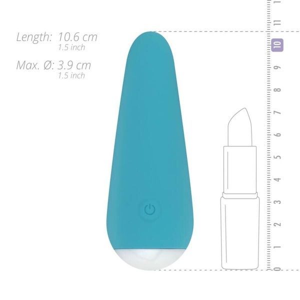 Мінівібратор Cala Azul &ndash; Julia Mini Vibrator, дуже ніжний, 10 режимів SO8883 фото