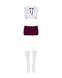 Еротичний костюм студентки Obsessive Student 4 pcs costume S/M, топ, спідниця, стринги, гольфи SO7731 фото 10