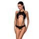 Боді з екошкіри з ремінцями та перфорацією Tamaris Body black S/M &mdash; Passion SO5794 фото 1