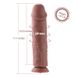 Силіконовий фалоімітатор для секс-машин Hismith 11″ Silicone Dildo, система KlicLok SO6208 фото 4