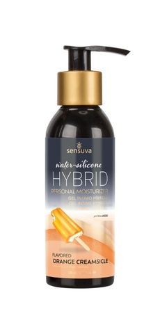 Змазка водно-силіконова Sensuva Hybrid Orange Creamsicle (125мл) без цукру, можна для оральних пестощів SO3248 фото