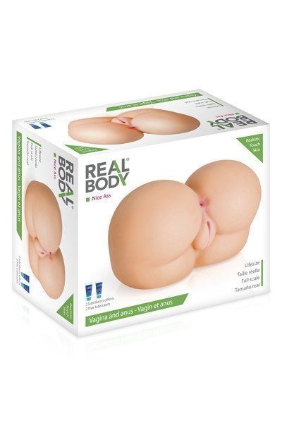 Мастурбатор-попка Real Body &mdash; Nice Ass, два входи: вагіна та попка SO2214 фото