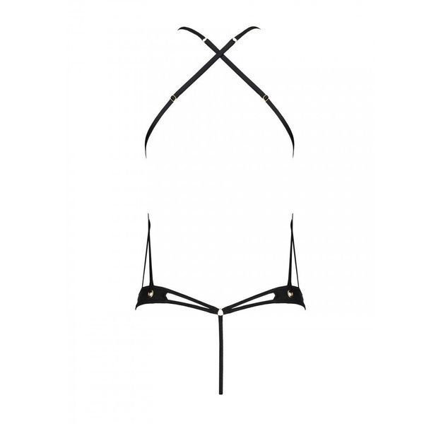 Боді з екошкіри з ремінцями та перфорацією Tamaris Body black XXL/XXXL &mdash; Passion SO5795 фото