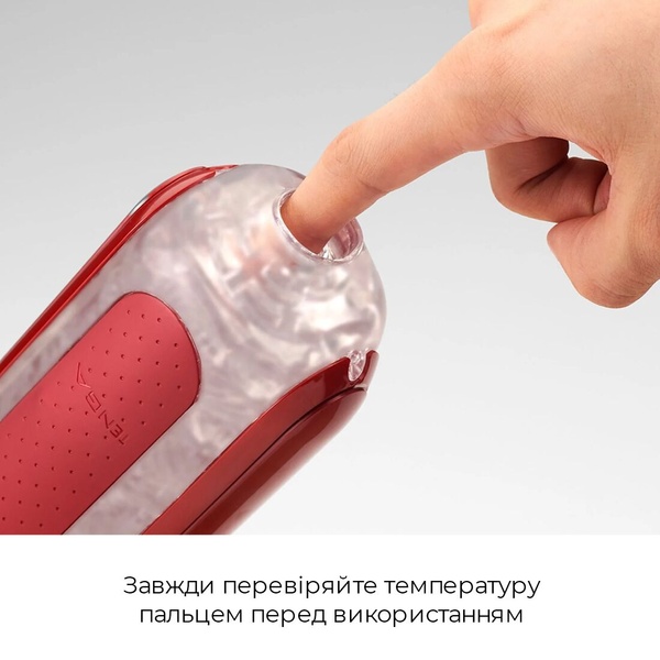 Tenga Flip Zero Red + Flip Warming Set - Мастурбатор із нагрівачем TM0000994 фото