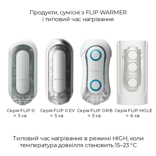 Tenga Flip Zero Red + Flip Warming Set - Мастурбатор із нагрівачем TM0000994 фото