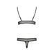 Комплект білизни Passion ERZA SET S/M, black, ліф і трусики PS26011 фото 9