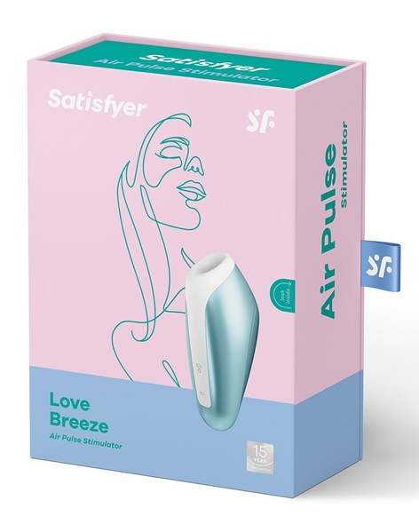 Satisfyer Love Breeze Ice Blue - Мініатюрний вакуумний стимулятор TM0001445 фото