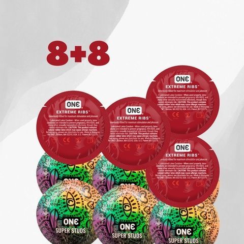 Набір Combo: ONE Super Studs + ONE Extreme Ribs 16 шт. MM2028 фото