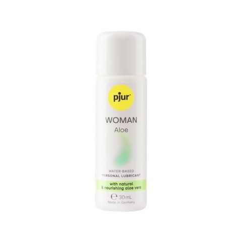 Лубрикант на водній основі pjur Woman Aloe 30 мл, з екстрактом алое, зволожувальний, без парабенів PJ13310 фото