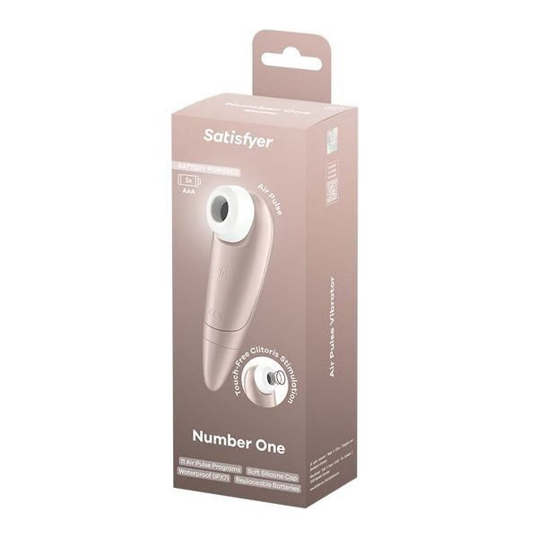 Вакуумний кліторальний стимулятор Satisfyer Number One на батарейках SO1644 фото