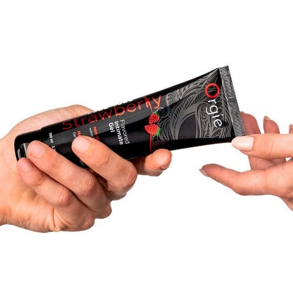Лубрикант на водній основі Orgie Lube Tube Strawberry, 100 мл, зі смаком та ароматом полуниці SX1525 фото
