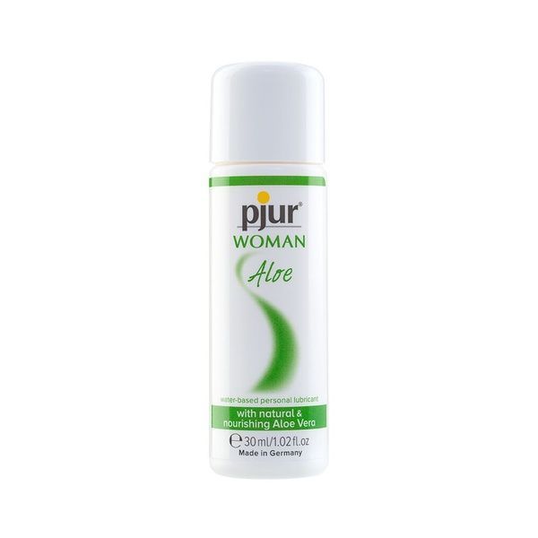 Лубрикант на водній основі pjur Woman Aloe 30 мл, з екстрактом алое, зволожувальний, без парабенів PJ13310 фото