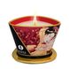 Масажна свічка Shunga Massage Candle – Sparkling Strawberry Wine (170 мл) з афродизіаками SO2513 фото 2
