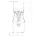 Корсет з підв'язками, стрінги Passion LOVELIA CORSET S/M, white SO4769 фото 14