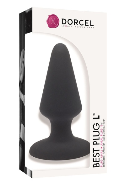 Анальна пробка Dorcel Best Plug L м`який soft-touch силікон, макс. діаметр 5,1 см SO2049 фото