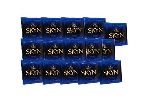 Набір: Skyn Extra Lubricated - безлатексні з великою кількістю лубриканта,15 шт. MM0496 фото