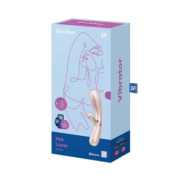 Смарт вібратор-кролик із підігрівом Satisfyer Hot Lover Nude (м`ята упаковка) SO5543-R фото