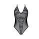 Боді з ажурним декором та відкритим кроком Passion URSULA BODY S/M, black SO5830 фото 8