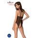 Боді з ажурним декором та відкритим кроком Passion URSULA BODY S/M, black SO5830 фото 7