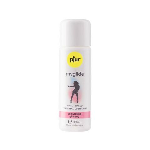 Збуджувальний лубикант на водній основі pjur myglide 30 мл, із женьшенем, тепло+поколювання PJ10550 фото