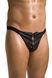 Чоловічі сліпи на шнурівці Passion 044 SLIP BEN XXL/XXXL Black, екошкіра, люверси SO7605 фото 7