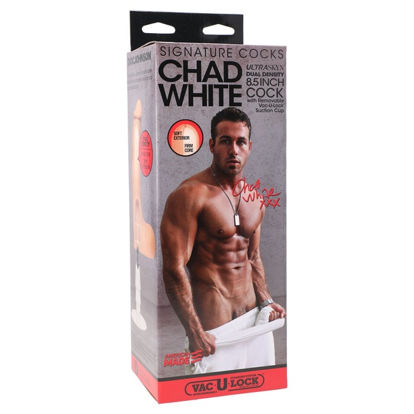 Фалоімітатор Doc Johnson Signature Cocks – Chad White 8,5 inch UltraSkin SO6062 фото