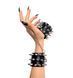 Наручники з шипами Art of Sex - Rose Spiked Leather Handcuffs, натуральна шкіра SO7654 фото 6