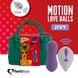 Вагінальні кульки з масажем і вібрацією FeelzToys Motion Love Balls Jivy з пультом дистанційного кер SO3852 фото 5
