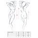 Прозора сорочка приталена з чашечками NANNA CHEMISE black L/XL - Passion, трусики EL13001 фото 10