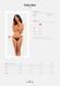 Прозорі стрінги із мереживом Obsessive Celia Noir thong XL SO7870 фото 14