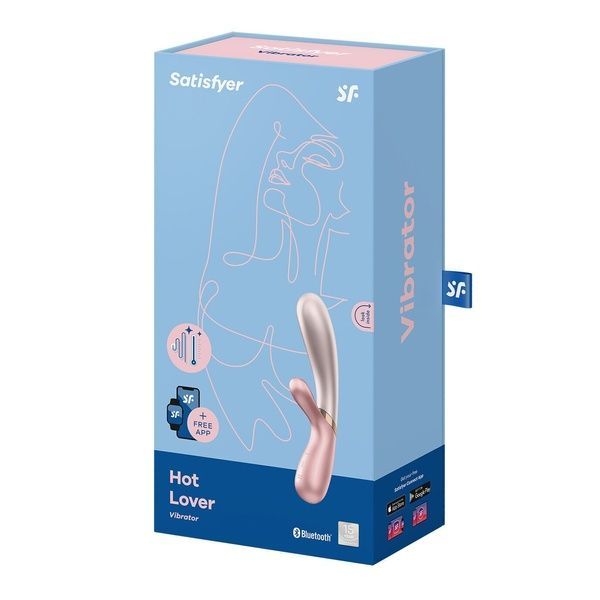 Смарт вібратор-кролик із підігрівом Satisfyer Hot Lover Pink (м`ята упаковка) SO5544-R фото