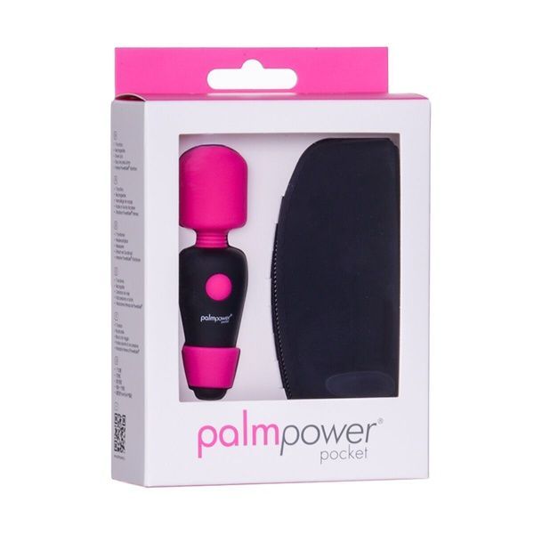Мінівібромасажер PalmPower Pocket із чохлом на блискавці, водостійкий, перезаряджуваний, довжина 9см SO2735 фото