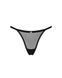 Прозорі стрінги із мереживом Obsessive Celia Noir thong XL SO7870 фото 12