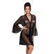 Повітряний пеньюар Passion LOVELIA PEIGNOIR L/XL, black SO4771 фото 8