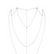 Ланцюжок для спини Bijoux Indiscrets Magnifique Back and Cleavage Chain - Silver, прикраса для тіла SO2655 фото 9