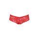 Трусики-бразиліана з квіткового мережива Passion RAJA THONG XXL/XXXL, red SO5378 фото 11