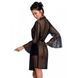 Повітряний пеньюар Passion LOVELIA PEIGNOIR L/XL, black SO4771 фото 9