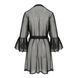 Повітряний пеньюар Passion LOVELIA PEIGNOIR L/XL, black SO4771 фото 6