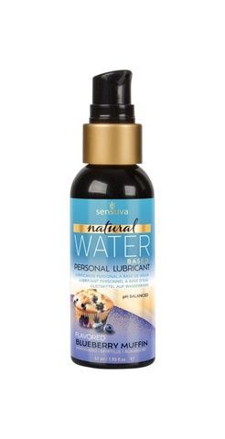 Змазка на водній основі Sensuva Natural Water-Based Blueberry Muffin 57мл без гліцерину та парабенів SO4942 фото