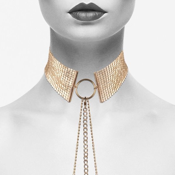 Намисто-комір Bijoux Indiscrets Desir Metallique Collar - Gold SO2666 фото