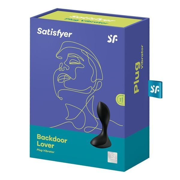 Анальна вібропробка Satisfyer Backdoor Lover Black (м`ята упаковка) SO5440-R фото