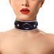 Ошейник из натуральной кожи со стразами и кольцом Art of Sex - Collar Ring SO5179 фото 7