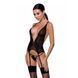 Напівпрозорий корсет Passion Exclusive MIRAJANE CORSET XXL/XXXL, black PS26409 фото 1