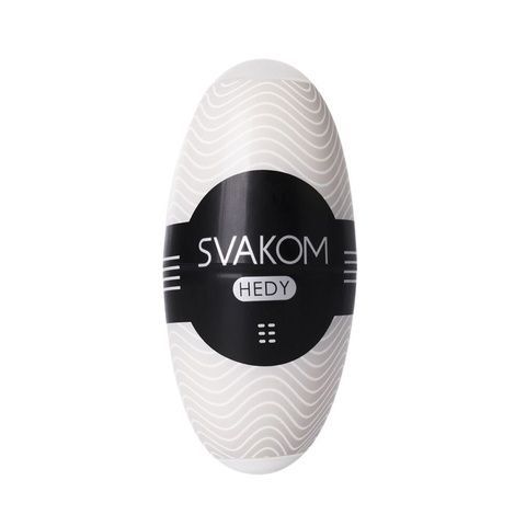 Яйце-мастурбатор SVAKOM - HEDY White SO3029 фото