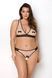 Комплект білизни Passion VIENA SET 4XL/5XL, beige, ліф, стрінги з доступом, бантики SO7115 фото 3