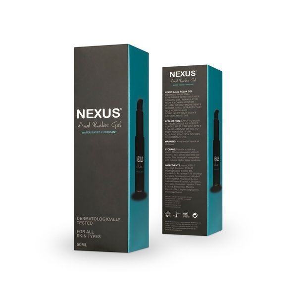 Розслаблювальний анальний лубрикант на водній основі Nexus RELAX - Anal Relaxing Gel 50ml SO6643 фото