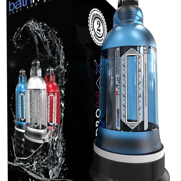 Гідропомпа Bathmate Hydromax 7 WideBoy Blue (X30) для члена довжиною від 12,5 до 18см, діам.до 5,5см SO1959 фото