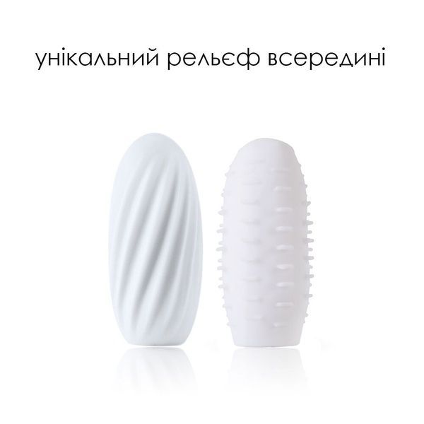 Яйце-мастурбатор SVAKOM - HEDY White SO3029 фото